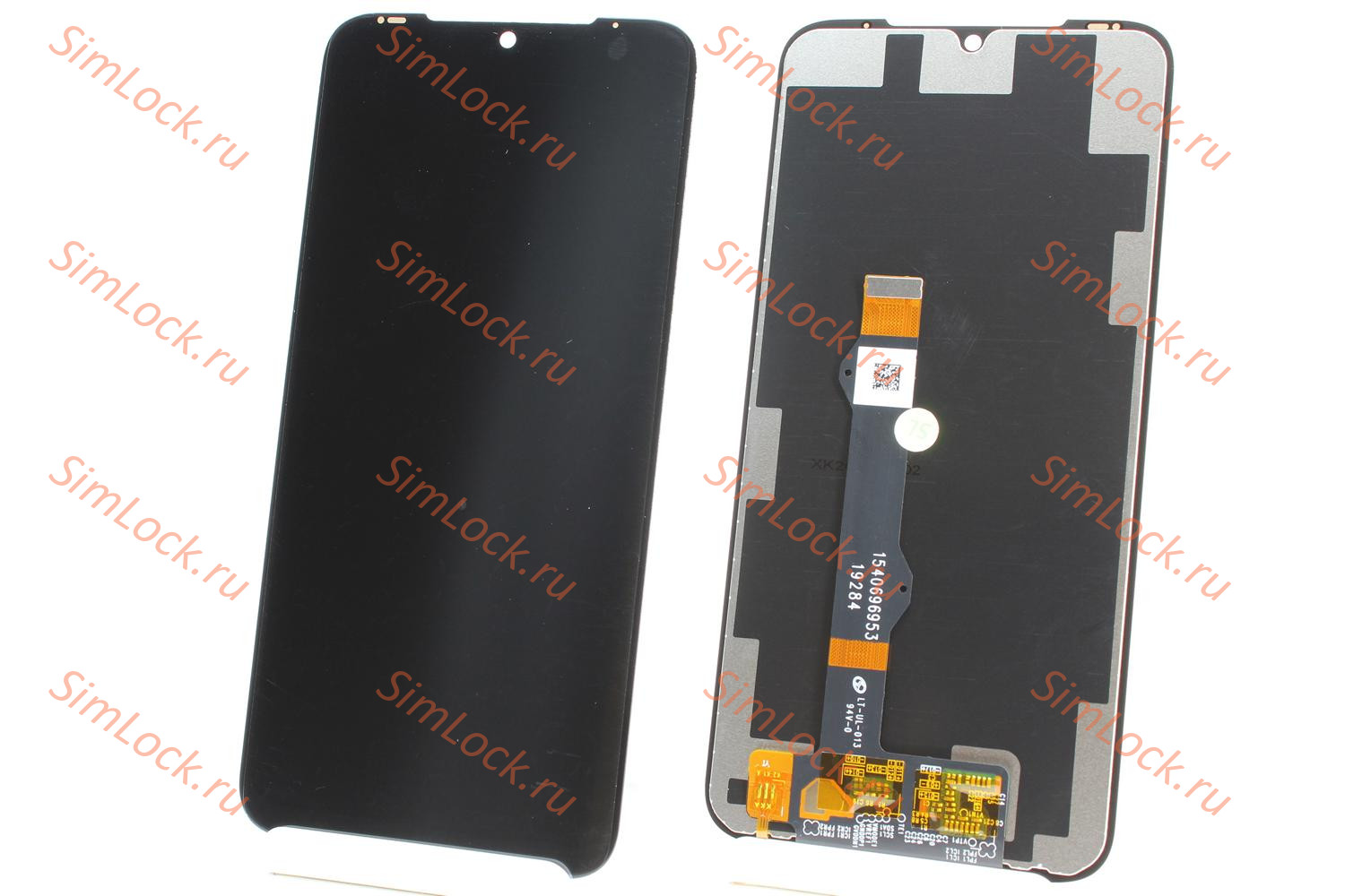 Дисплей Motorola Moto G8 Plus, XT2019, черный, К-1