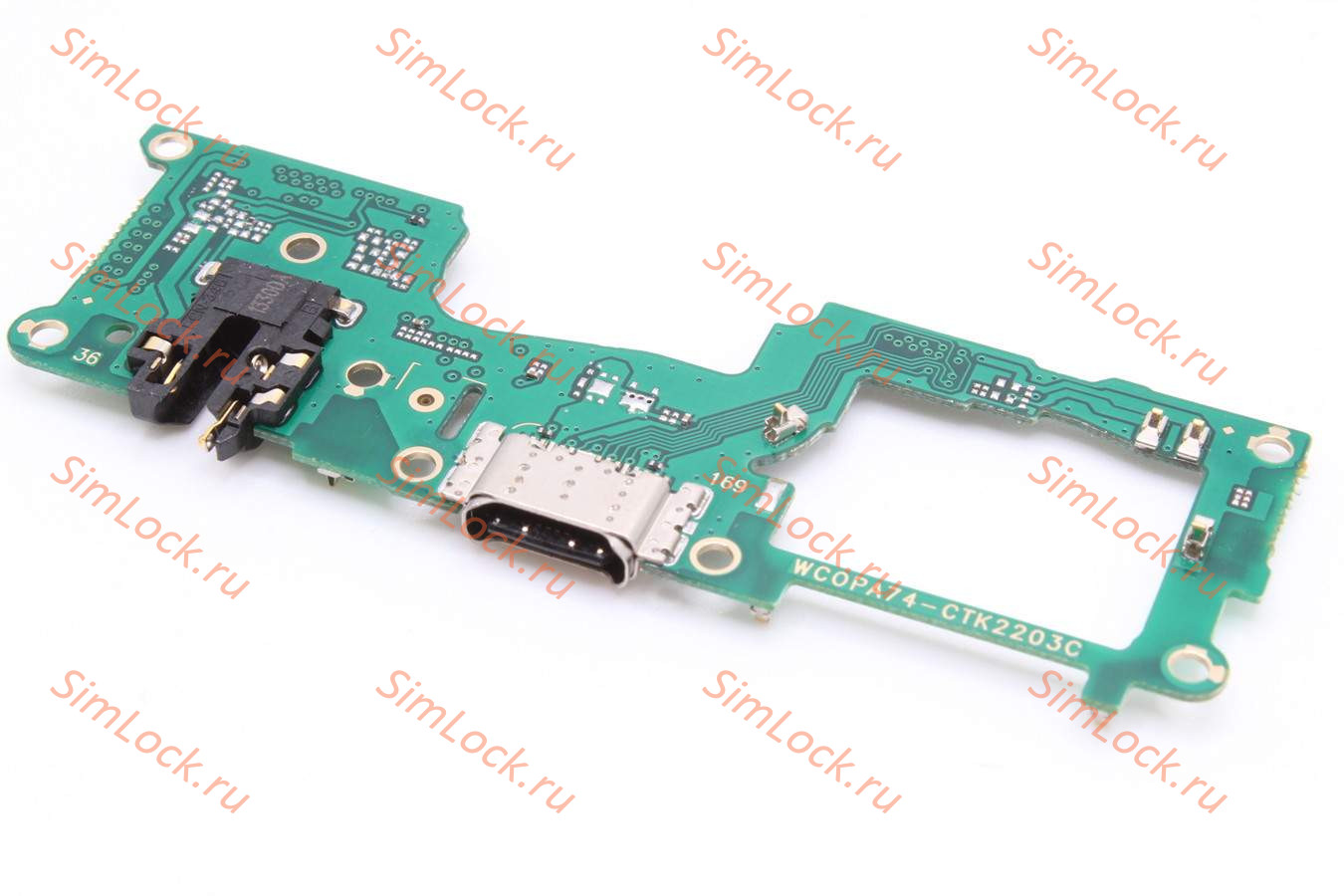 Нижняя плата (шлейф) Realme 8 (RMX3085), 8 Pro (RMX3081), с разъемом зарядки, К-4