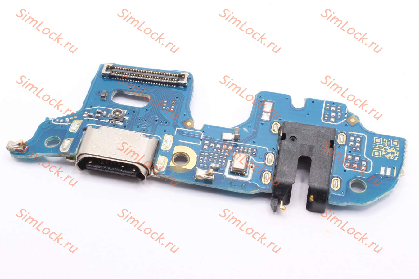 Нижняя плата (шлейф) Realme 8i (RMX3151) с разъемом зарядки, К-3