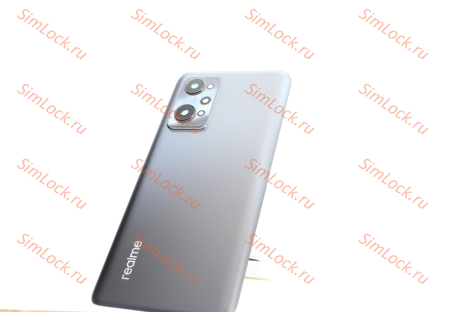 Задняя крышка Realme GT NEO 2 (RMX3370), Realme GT NEO 3T (RMX3371), со стеклом камеры, черный, оригинал