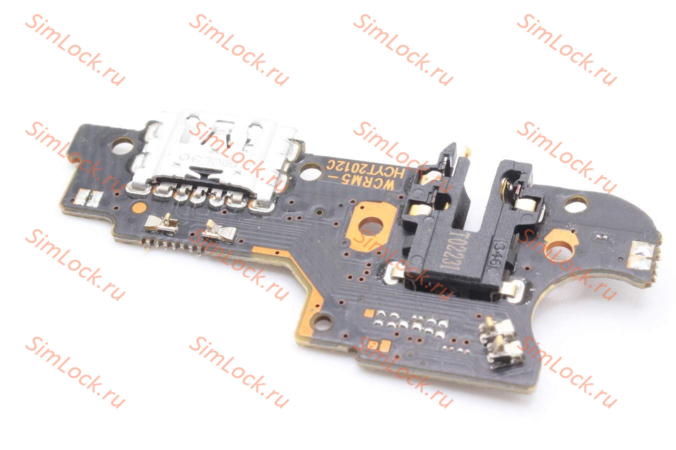 Нижняя плата (шлейф) Realme 5 (RMX 1927), Realme C3 (RMX 2020) с разъемом зарядки, К-3