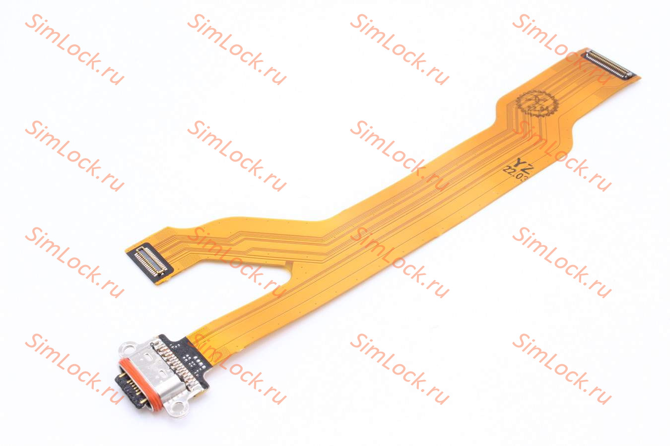 Нижний шлейф Realme 5 Pro (RMX1971) с разъемом зарядки, К-1