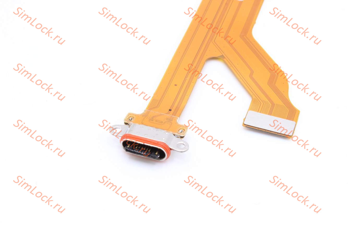 Нижний шлейф Realme 5 Pro (RMX1971) с разъемом зарядки, К-1