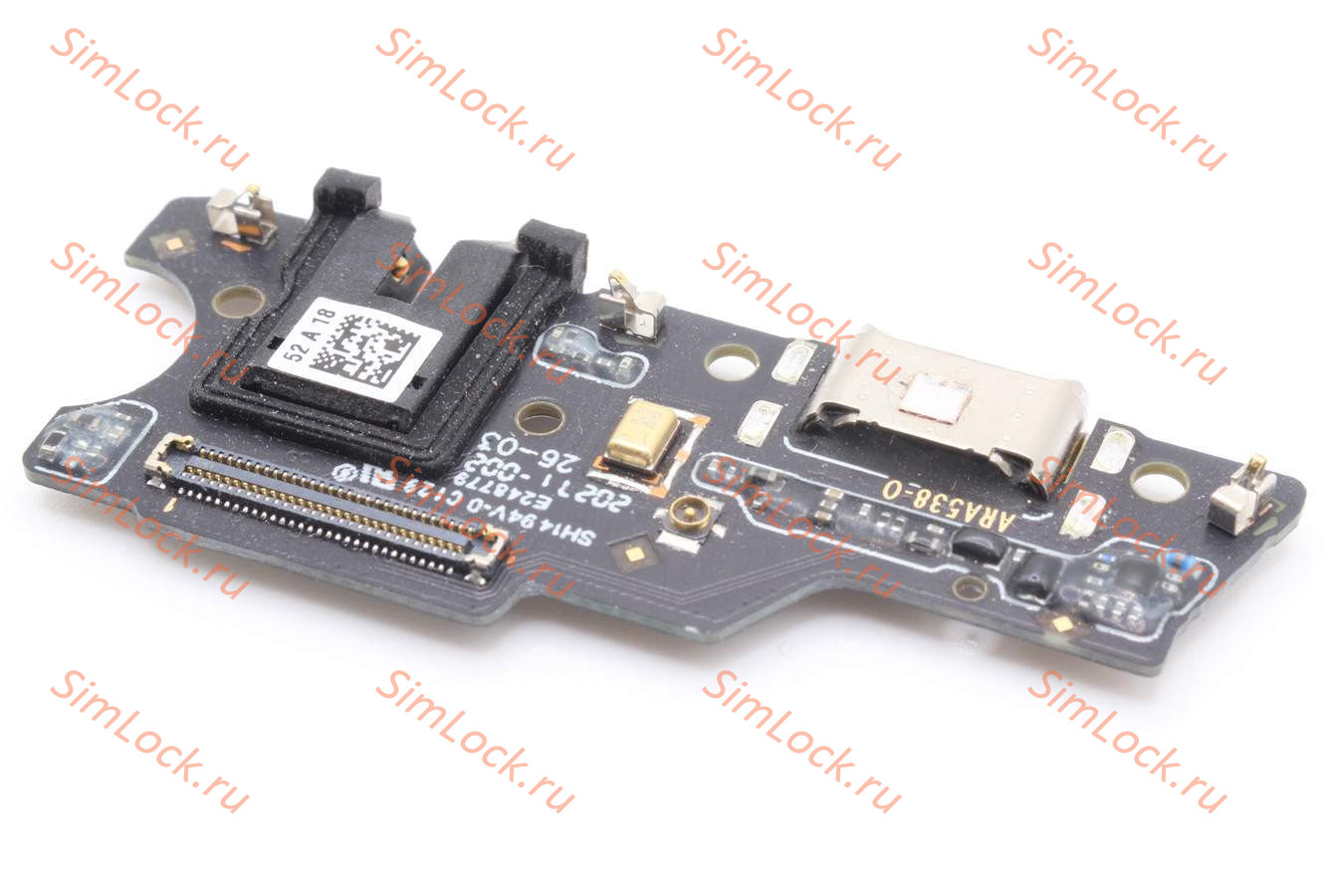 Нижняя плата (шлейф) Realme 7 (RMX2155) с разъемом зарядки, К-1