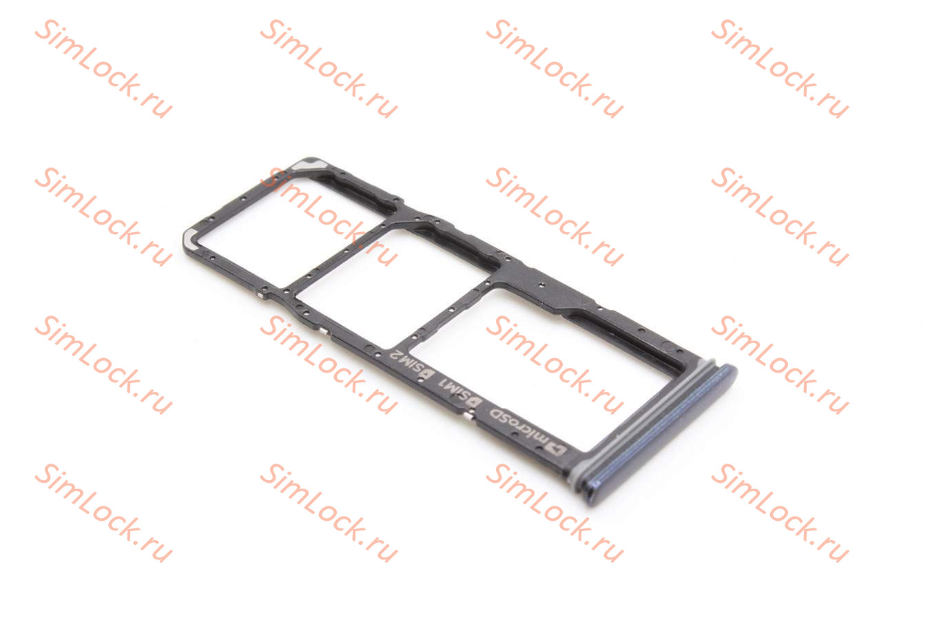 Лоток SIM Samsung Galaxy A920F Galaxy A9 (2018), черный, оригинал