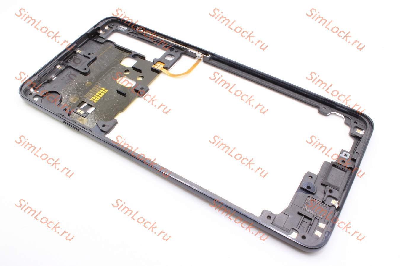 Средняя часть корпуса Samsung A920F Galaxy A9 (2018), черный, оригинал