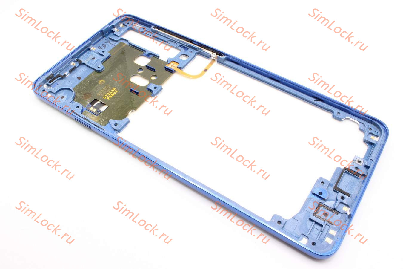 Средняя часть корпуса Samsung A920F Galaxy A9 (2018), синий, оригинал
