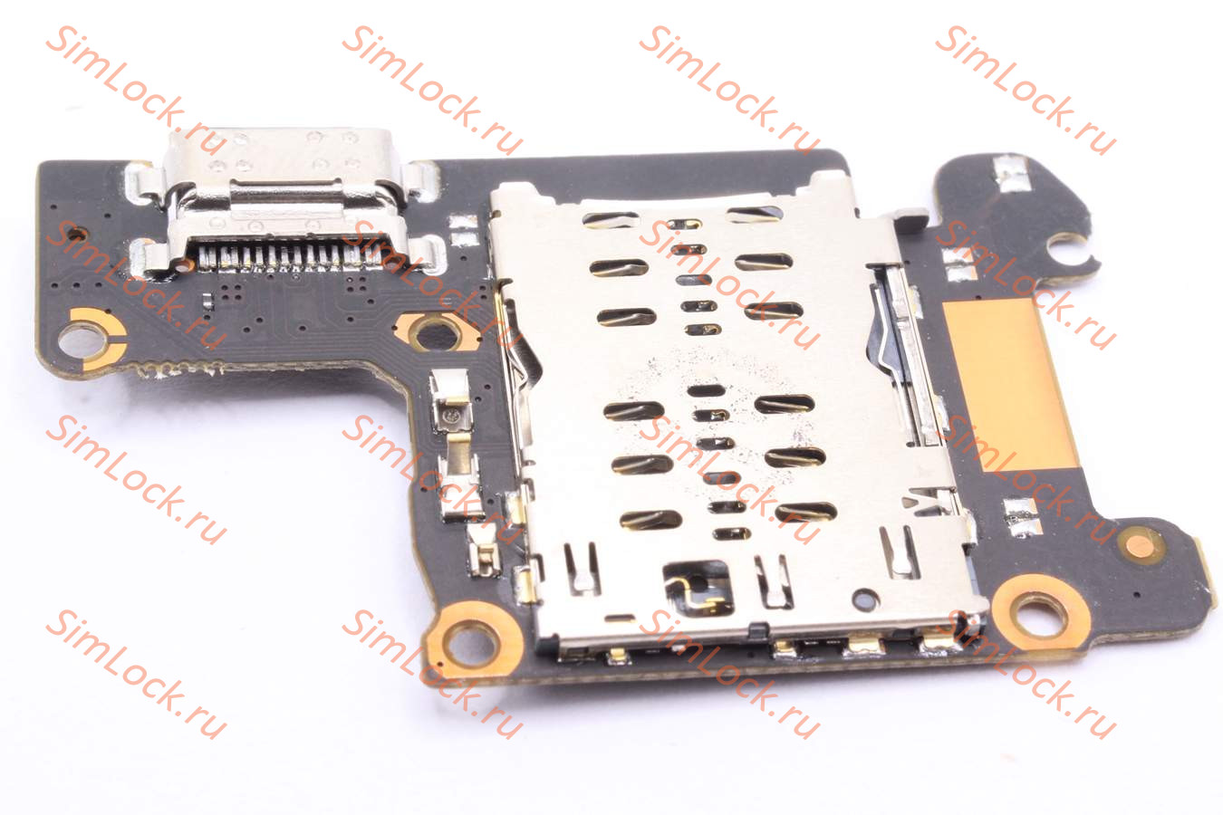 Нижняя плата (шлейф) Xiaomi Mi 9T, Redmi K20 с разъемом зарядки и считывателем SIM, К-4