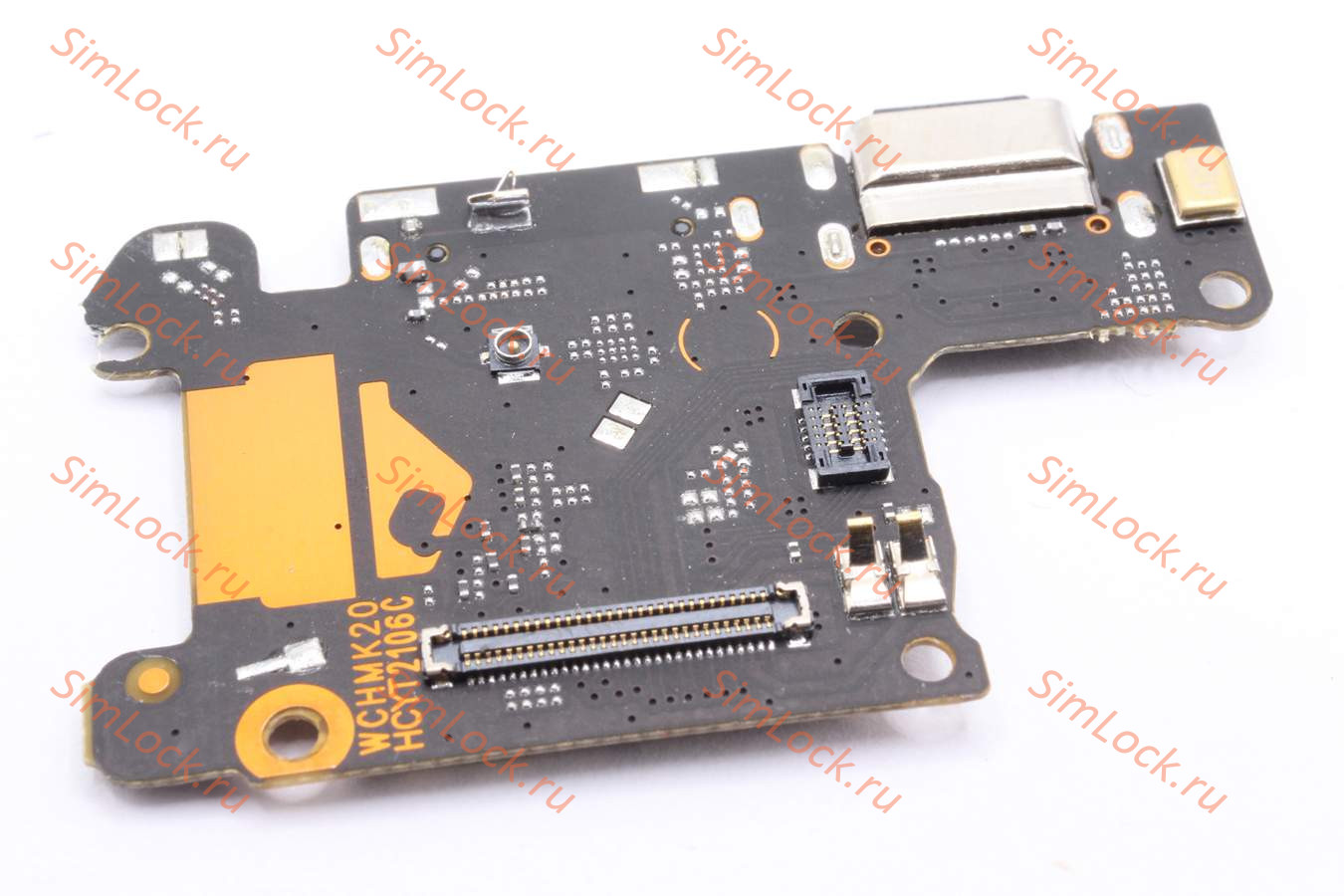 Нижняя плата (шлейф) Xiaomi Mi 9T, Redmi K20 с разъемом зарядки и считывателем SIM, К-4