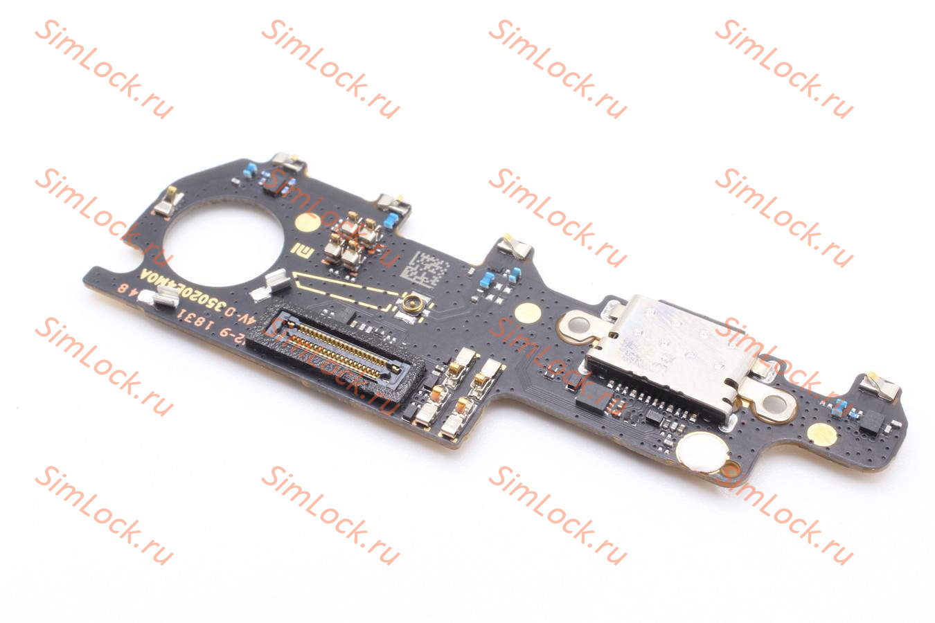 Нижняя плата (шлейф) Xiaomi Mi Max 3, с разъемом зарядки, К-1