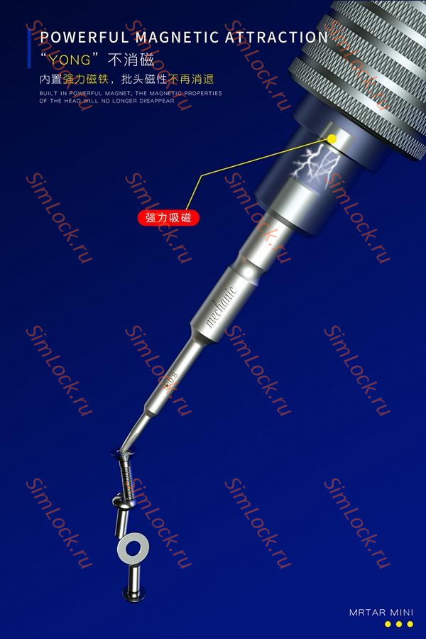 Отвертка Mechanic iShell 2D Mortar Mini, (⊕1.2)