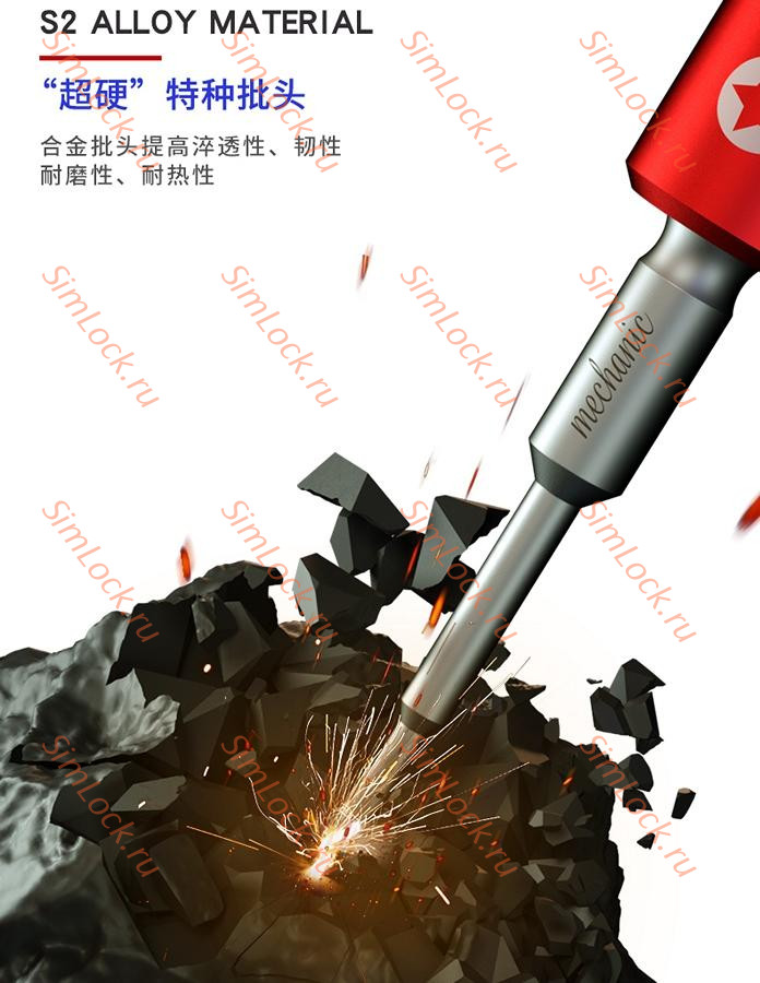 Отвертка Mechanic iShell 3D Mortar Mini, (✇0.6)