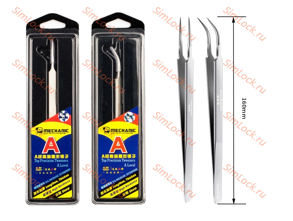 Пинцет Mechanic Aaa-14, прямой