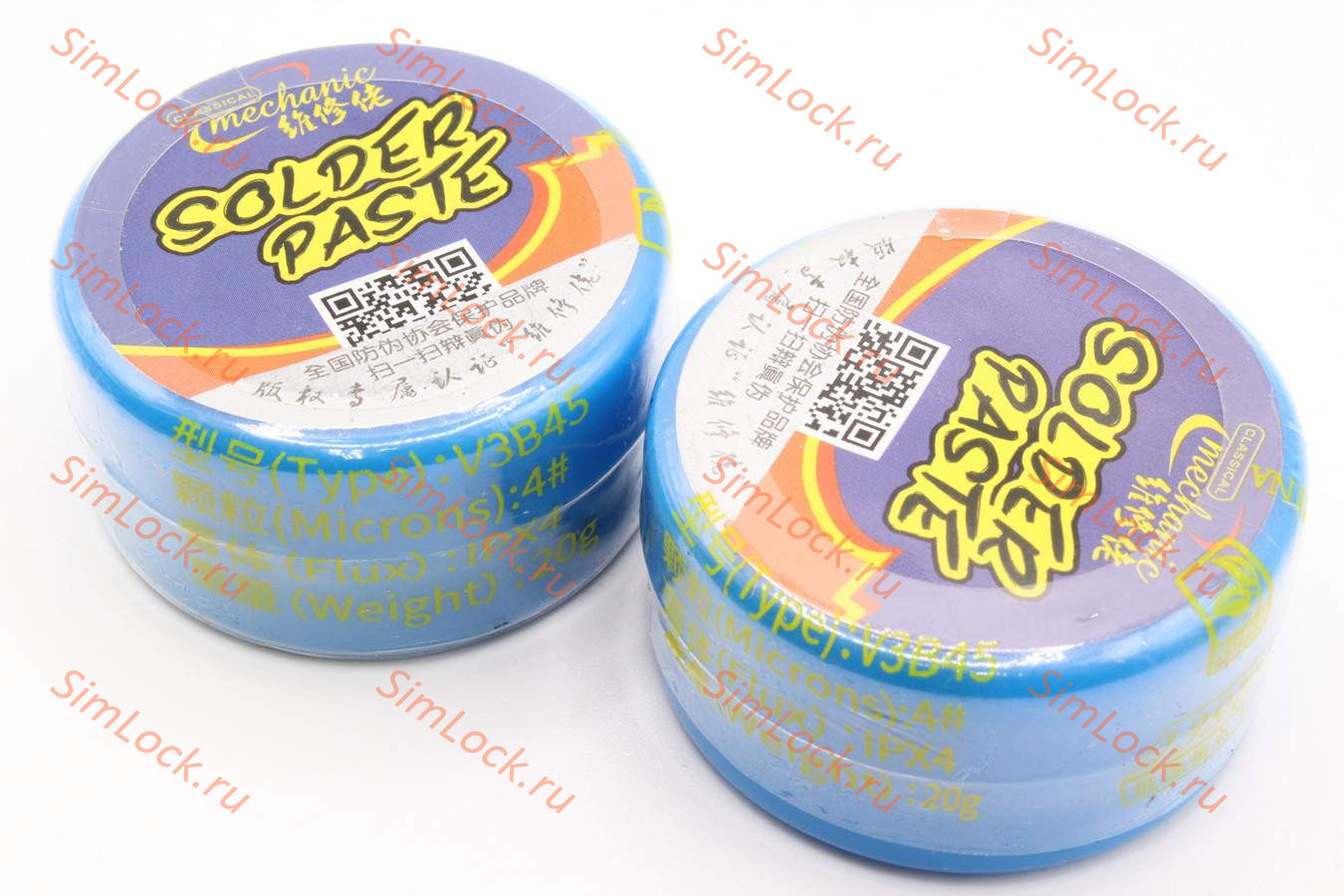 Паяльная паста Mechanic V3B45 (20 г, 138 С)