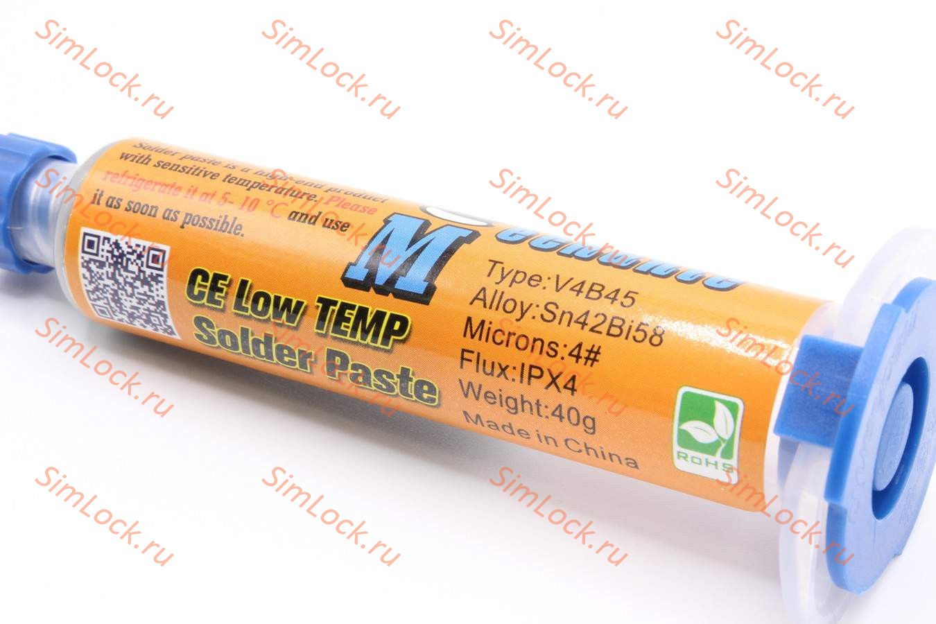 Паяльная паста Mechanic V4B45 (40 г, 138°C)