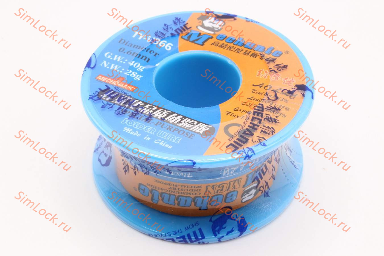 Припой в проволоке Mechanic TY-V866 (0.6 мм, 40 г, 183 C)