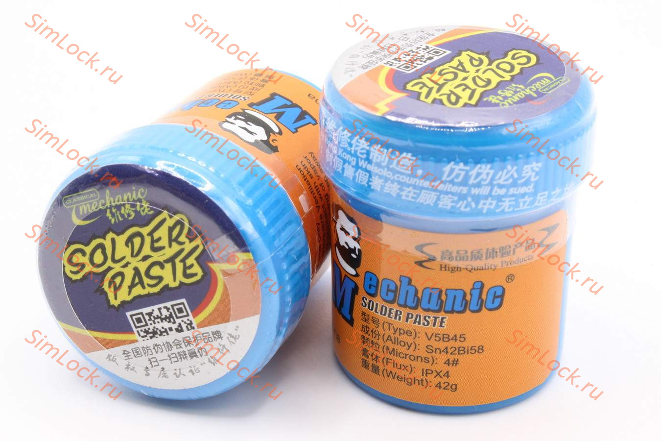 Паяльная паста Mechanic V5B45 (40 г, 138 С)