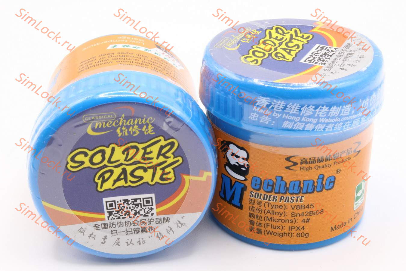Паяльная паста Mechanic V8B45 (60 г, 138°C)
