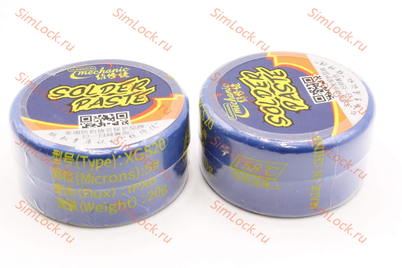 Паяльная паста Mechanic XGS20 (20 г, 158 С)
