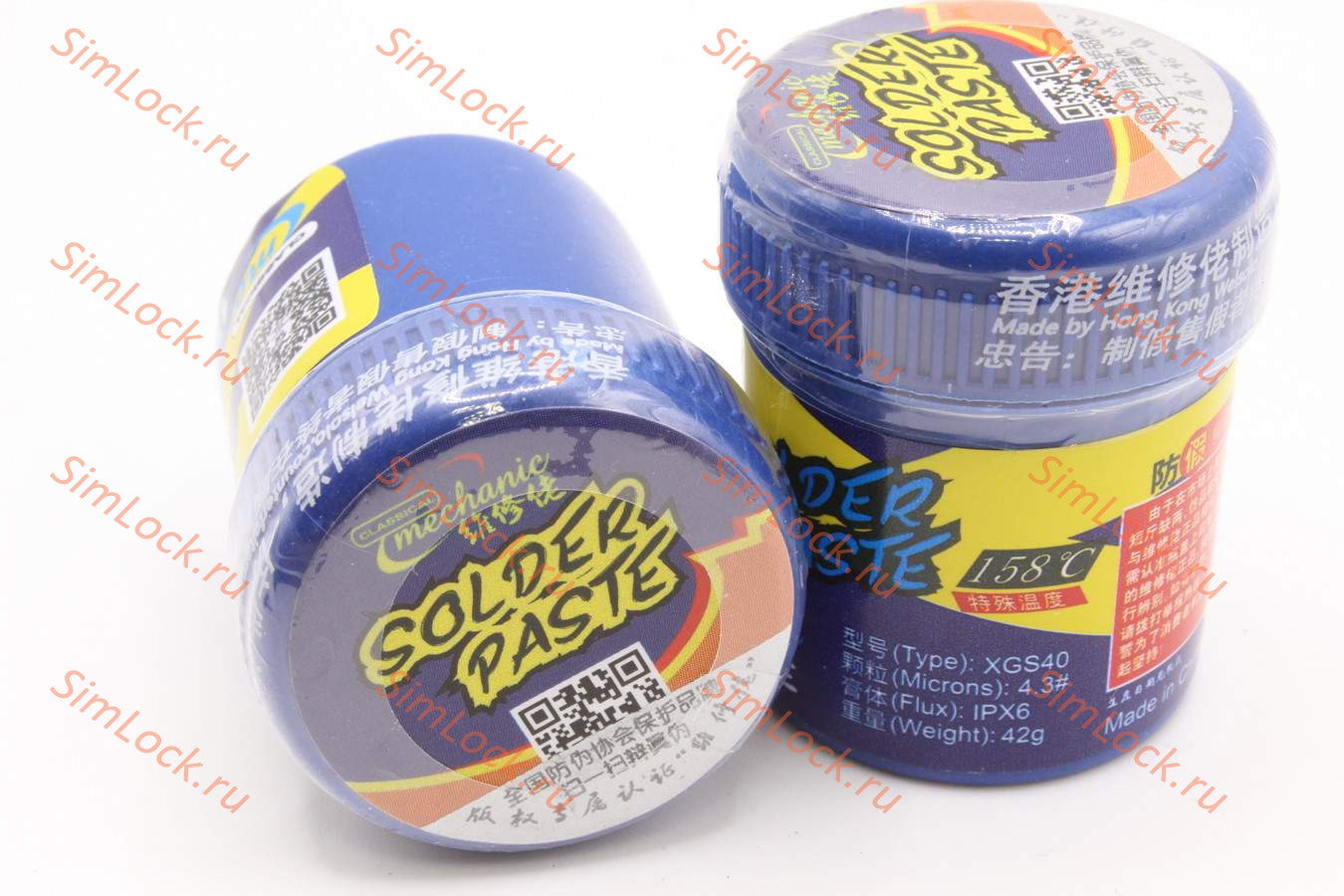 Паяльная паста Mechanic XGS40 (40 г, 158°C)