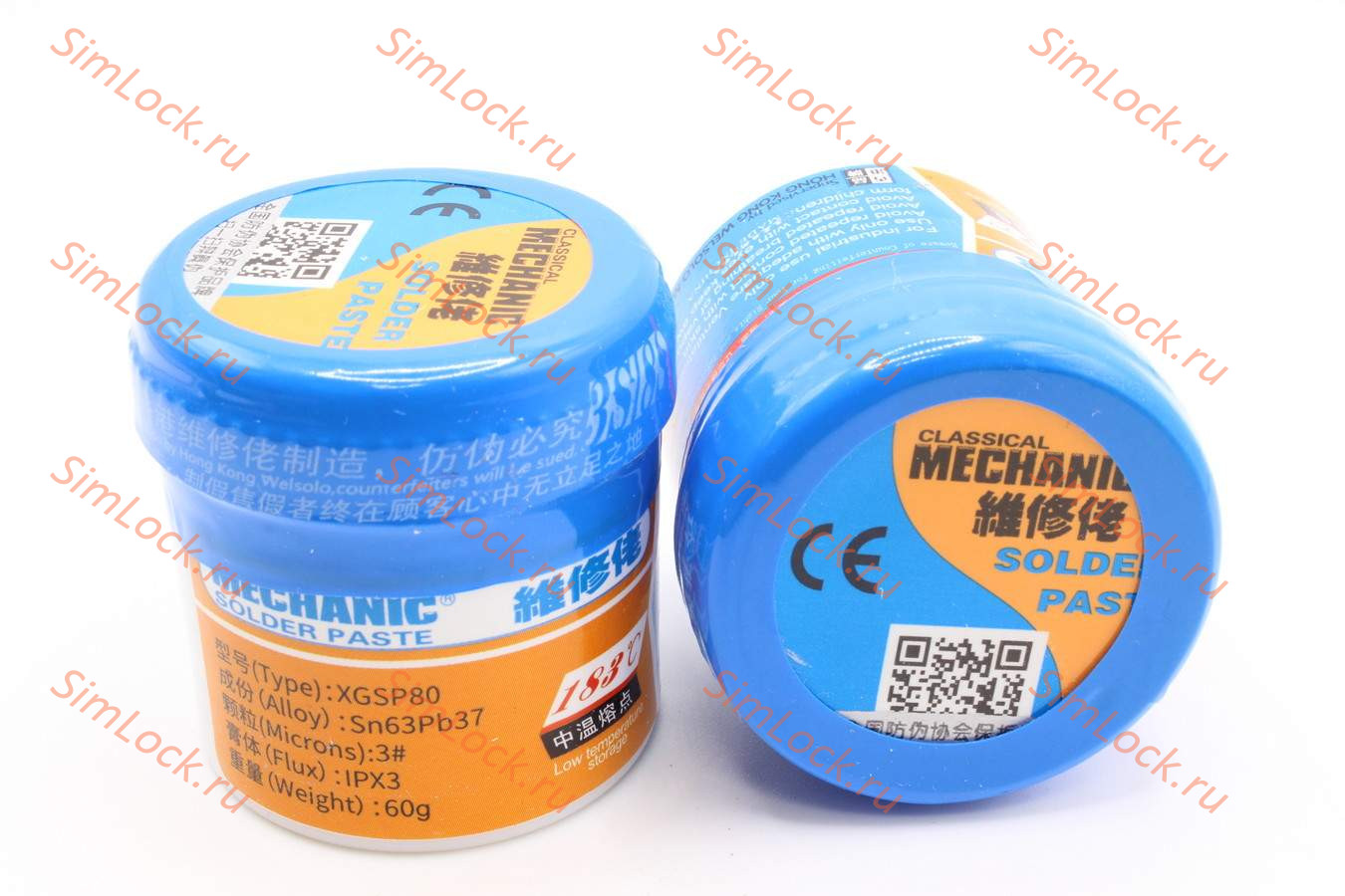 Паяльная паста Mechanic XGSP80 (60 г, 183°C)