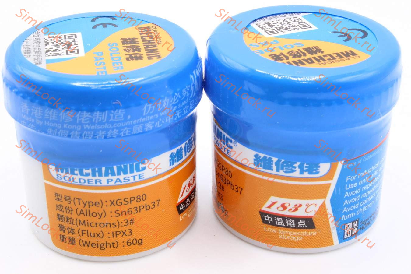 Паяльная паста Mechanic XGSP80 (60 г, 183°C)