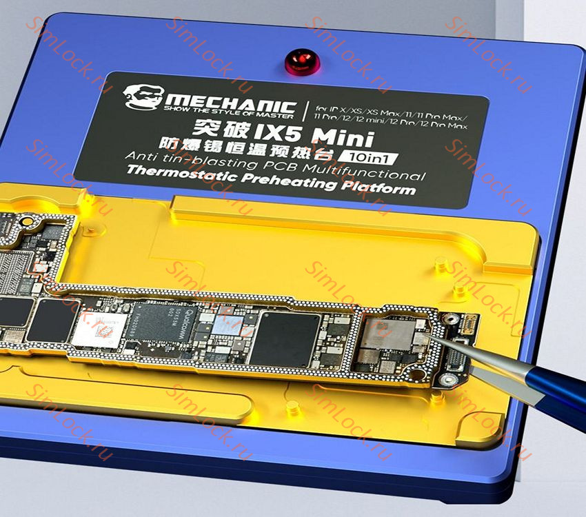 Платформа Mechanic IX5 Mini для ремонта платы iPhone X, XS, XS Max, 11, 11 Pro, 11 Pro Max, 12, 12 Mini, 12 Pro, 12 Pro Max
