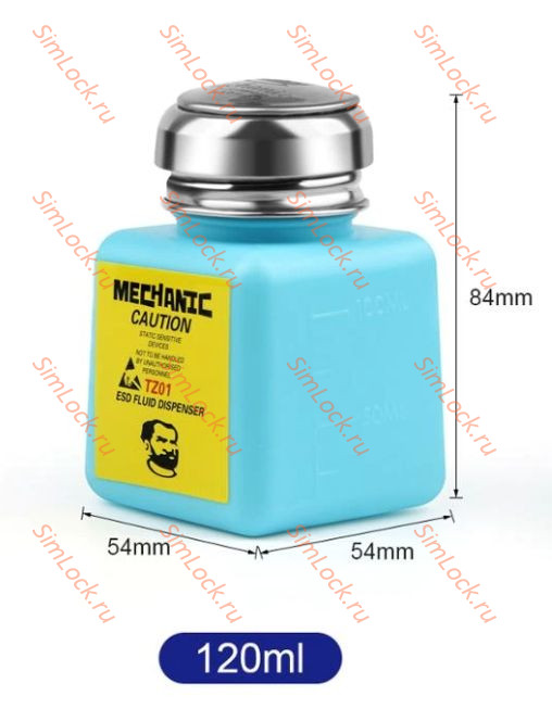 Емкость антистатическая Mechanic TZ01  с дозатором, 120 мл