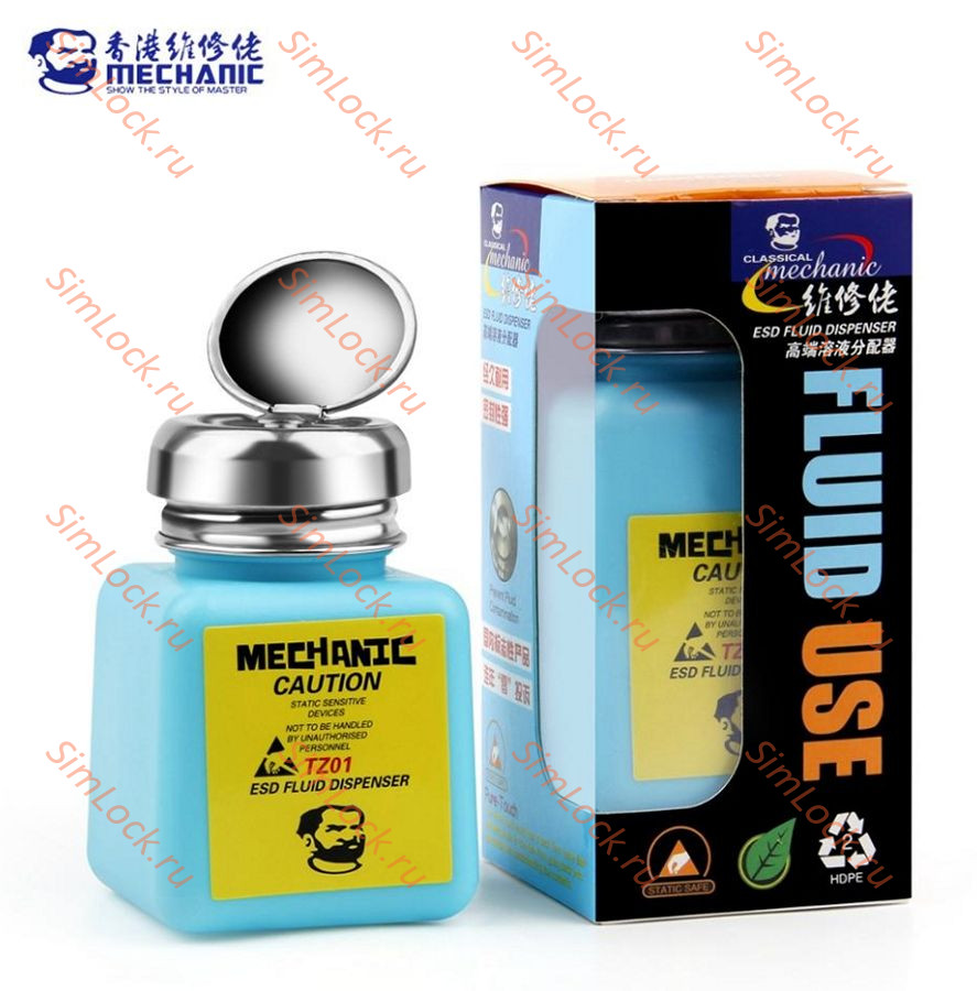 Емкость антистатическая Mechanic TZ01  с дозатором, 120 мл