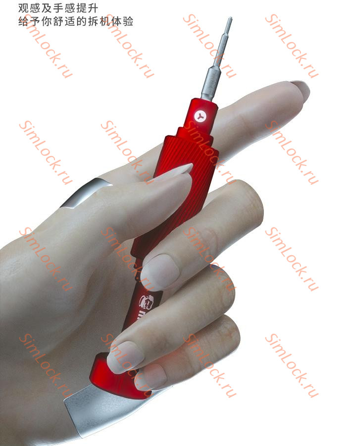 Набор отверток Mechanic iShell 3D Mortar Mini,   6 шт - ✇0.6, ⊕1.2, ⊕1.5, ✪0.8, ✜2.5, ✶T2