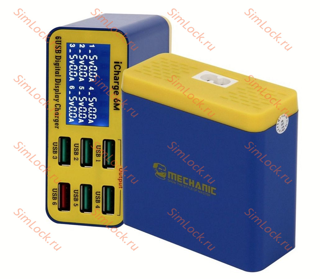 Многопортовая зарядная станция Mechanic iCharger 6M