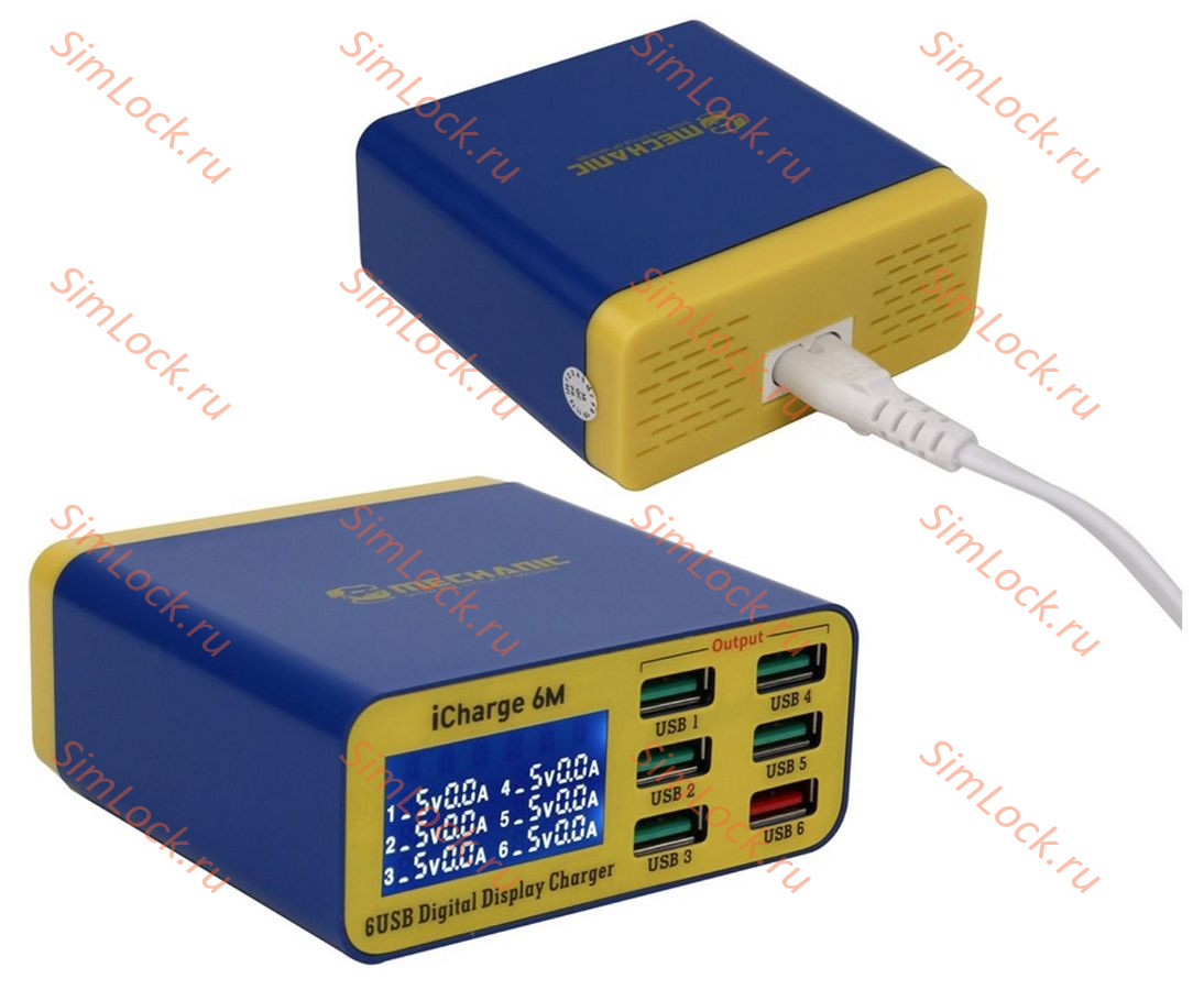 Многопортовая зарядная станция Mechanic iCharger 6M