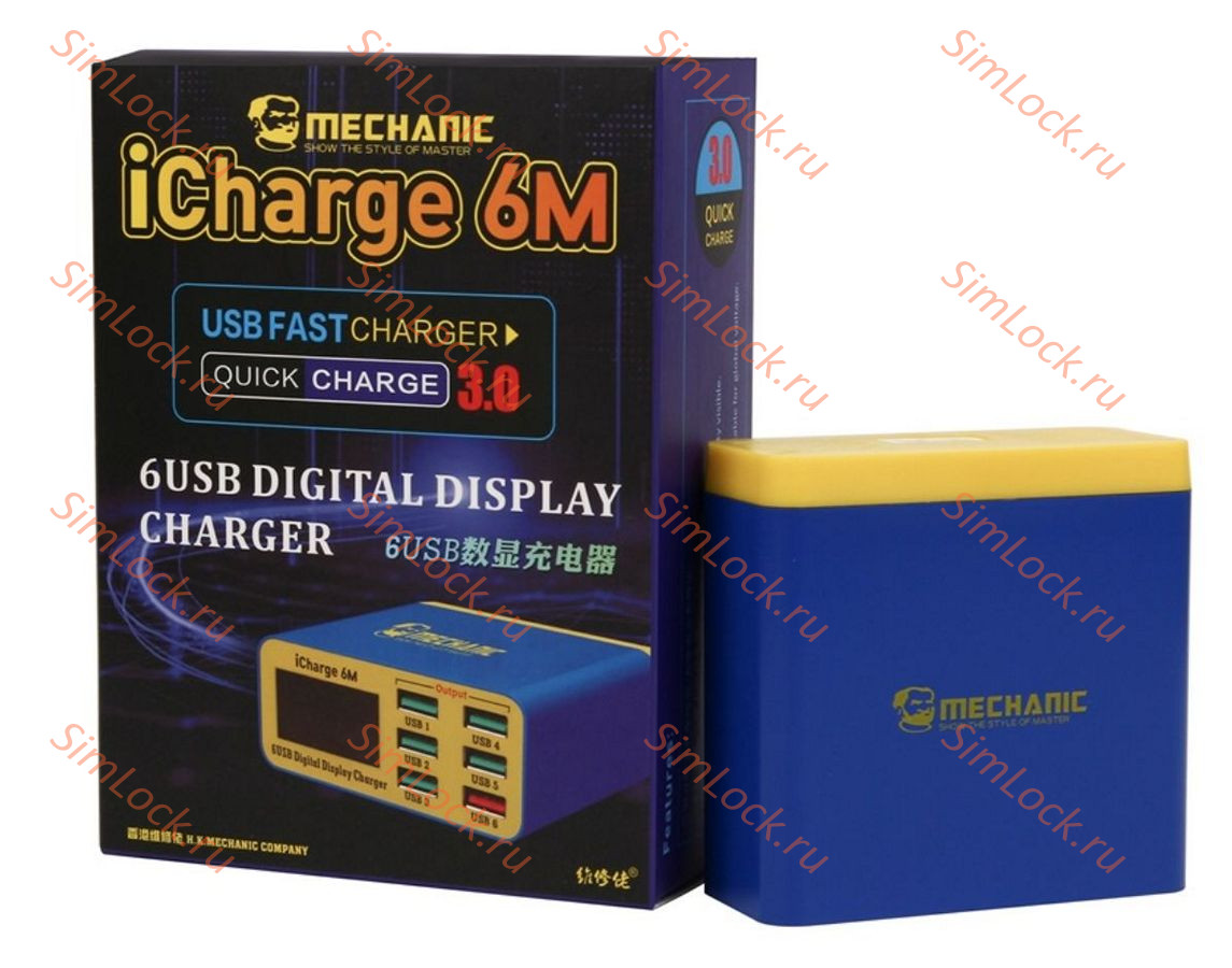 Многопортовая зарядная станция Mechanic iCharger 6M