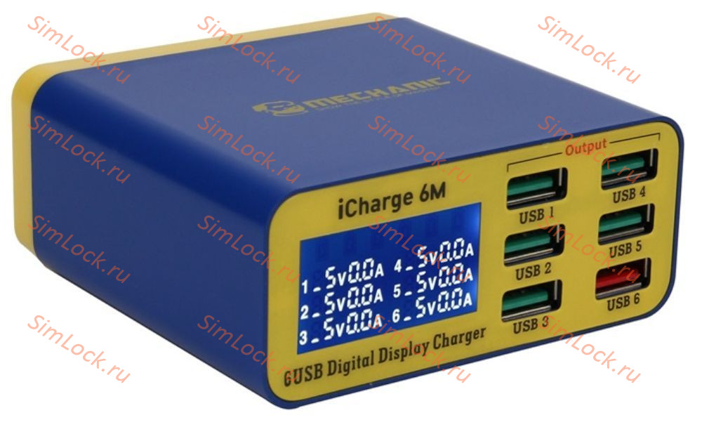 Многопортовая зарядная станция Mechanic iCharger 6M