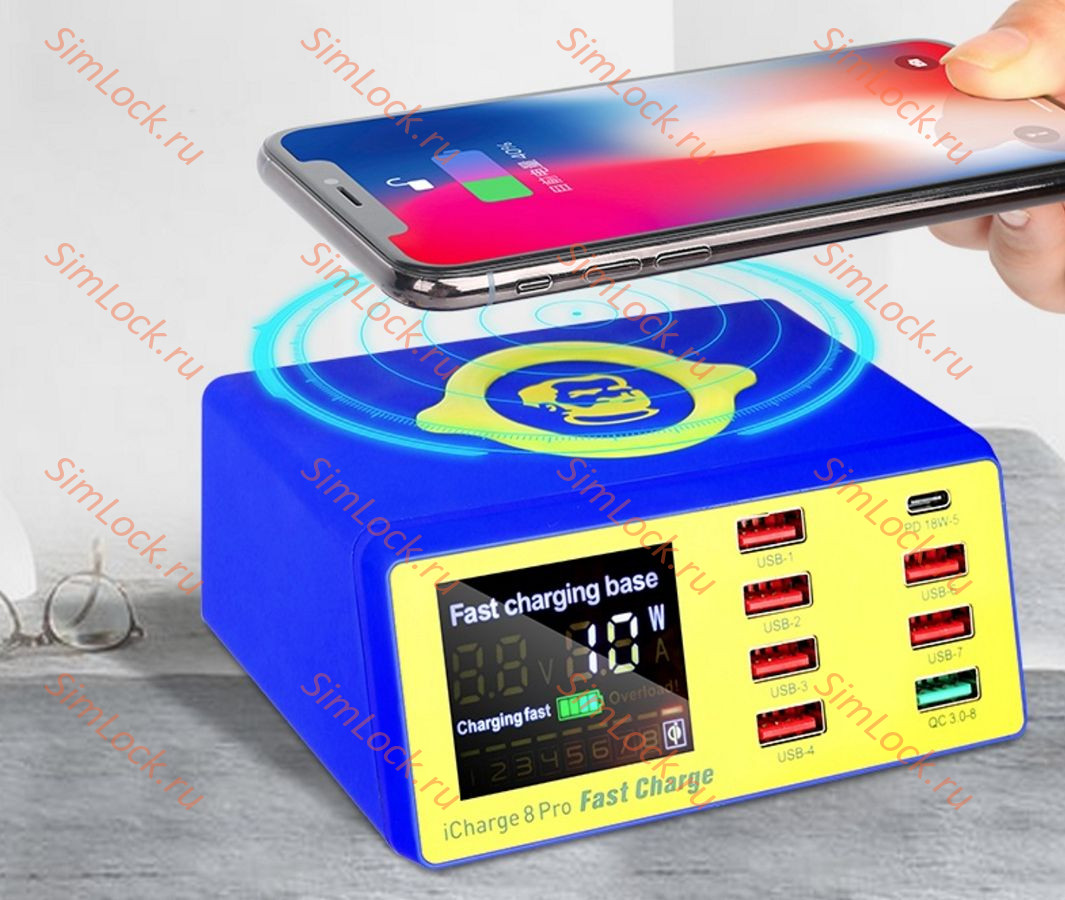 Многопортовая зарядная станция Mechanic iCharger 8 Pro