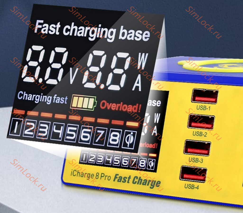 Многопортовая зарядная станция Mechanic iCharger 8 Pro