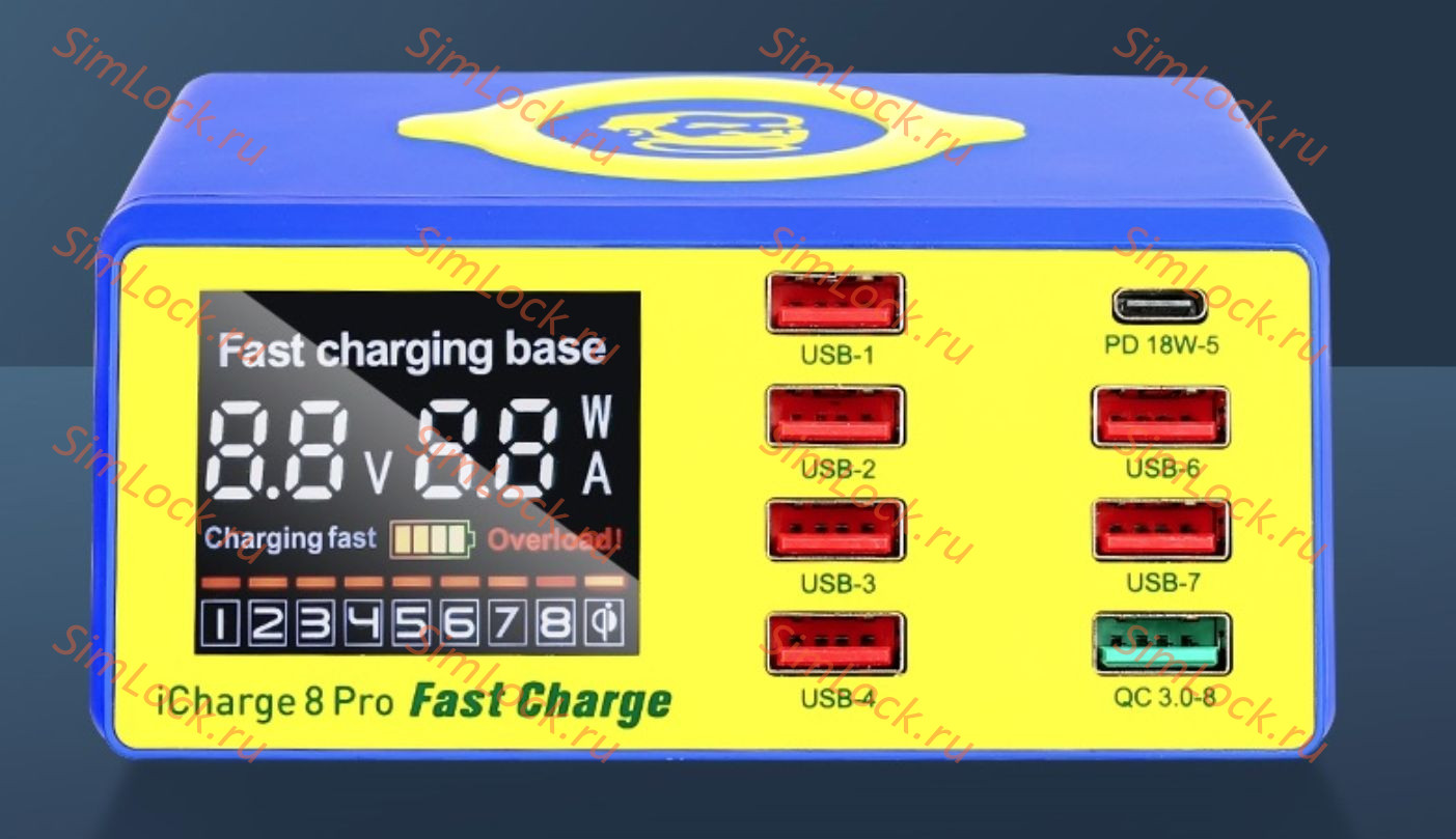 Многопортовая зарядная станция Mechanic iCharger 8 Pro