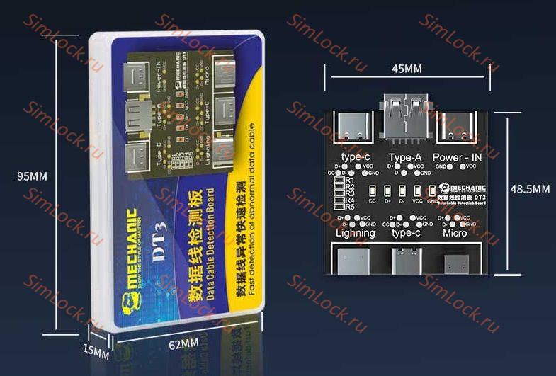 Плата для проверки дата кабелей Mechanic DT3