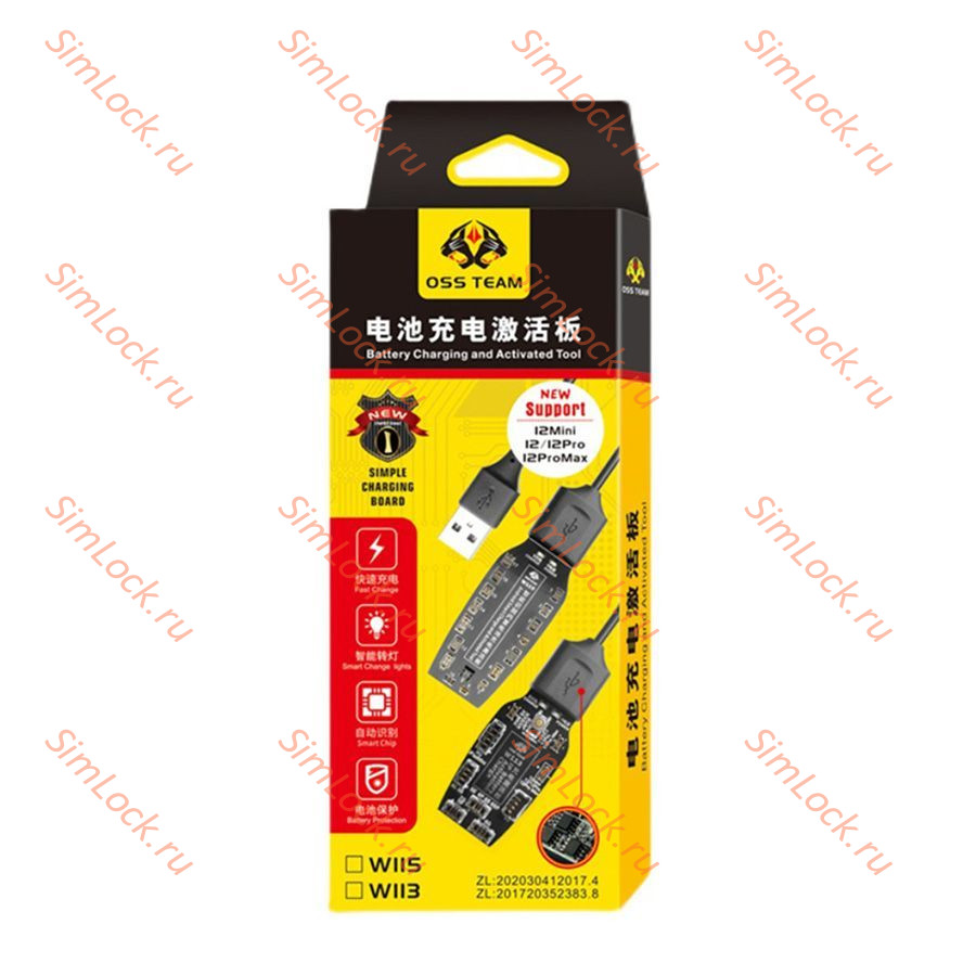 Плата OSS W113 для активации и зарядки аккумуляторов iPhone от 4 до 12 Pro Max