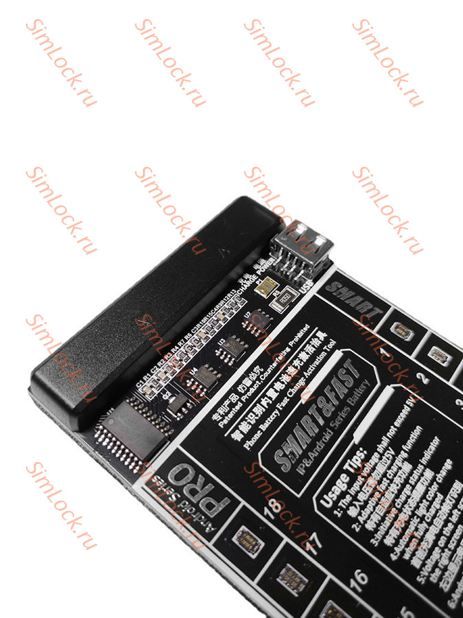 Плата OSS W207 Pro V6 для активации и зарядки аккумуляторов Android, 18 разъемов