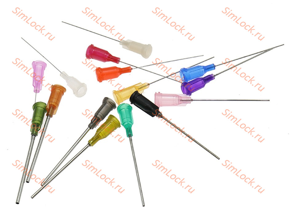 Тупая игла для шприца Luer Lock, 16G, длина трубки 38 мм