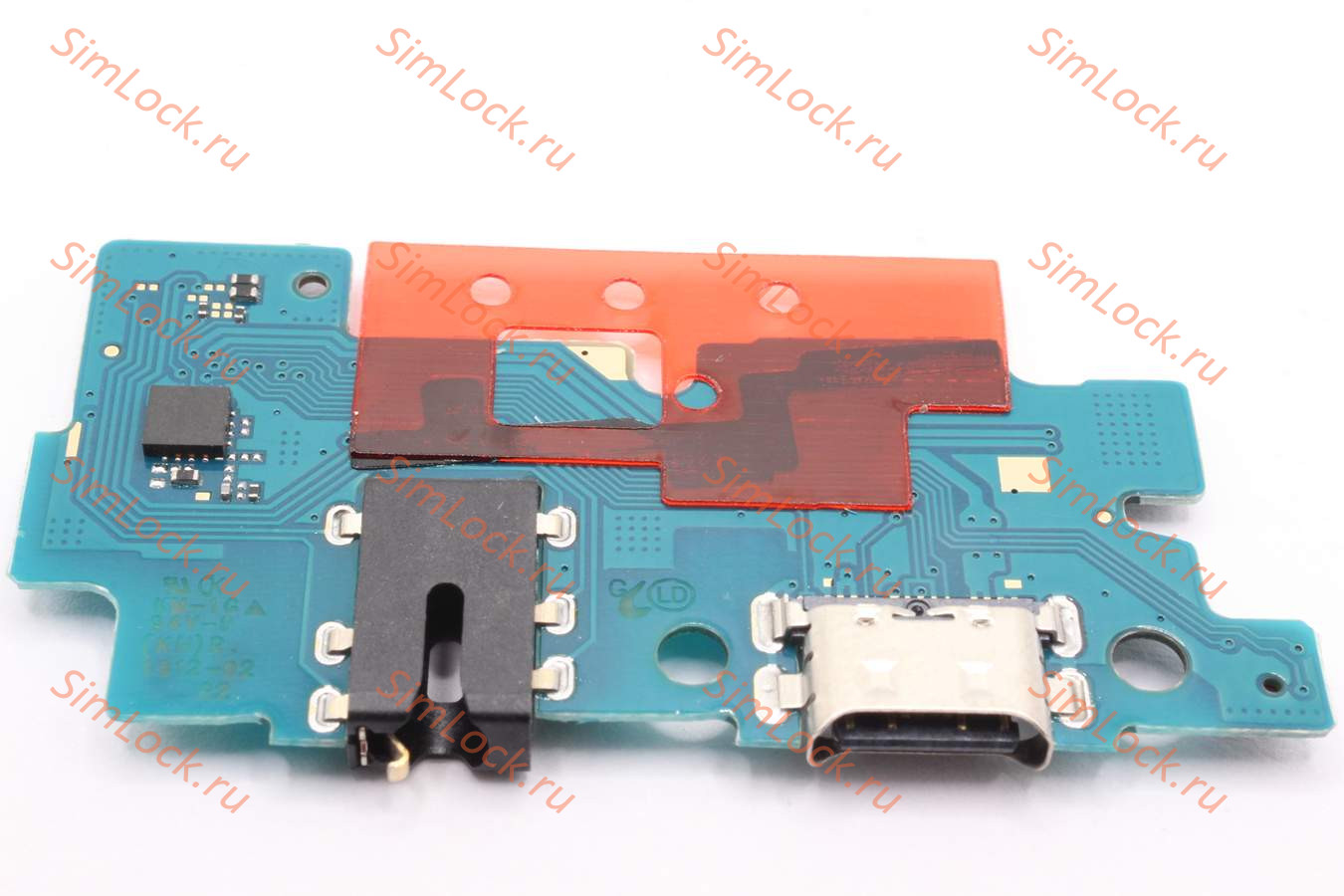 Нижняя плата (шлейф) Samsung A205FN Galaxy A20 с разъемом зарядки, К-3