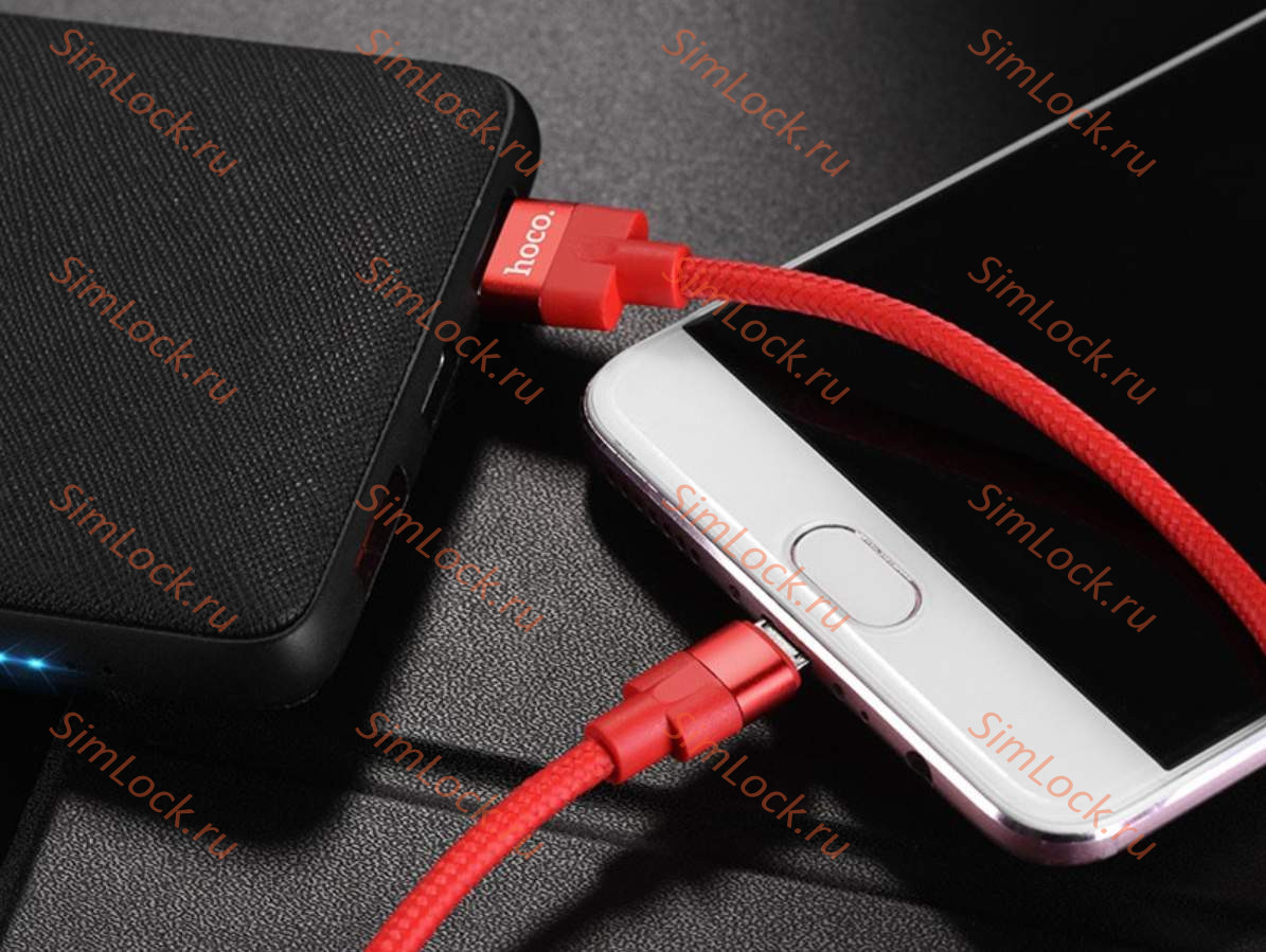 Кабель USB - micro USB HOCO U55, 120см, красный