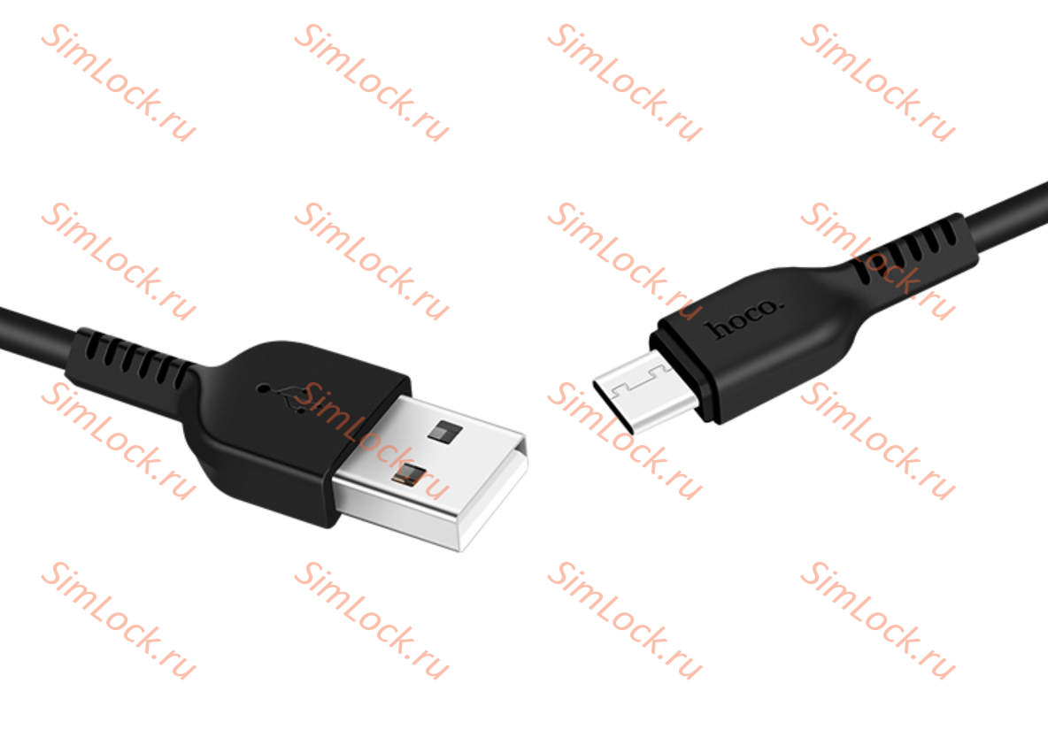 Кабель USB - Type-C HOCO X13, 3A, 100см, черный