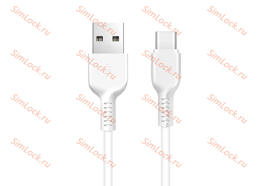 Кабель USB - Type-C HOCO X13, 3A, 100см, белый