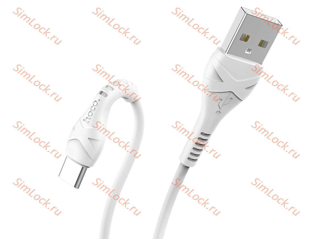 Кабель USB - Type-C HOCO X37, 3A, 100см, белый