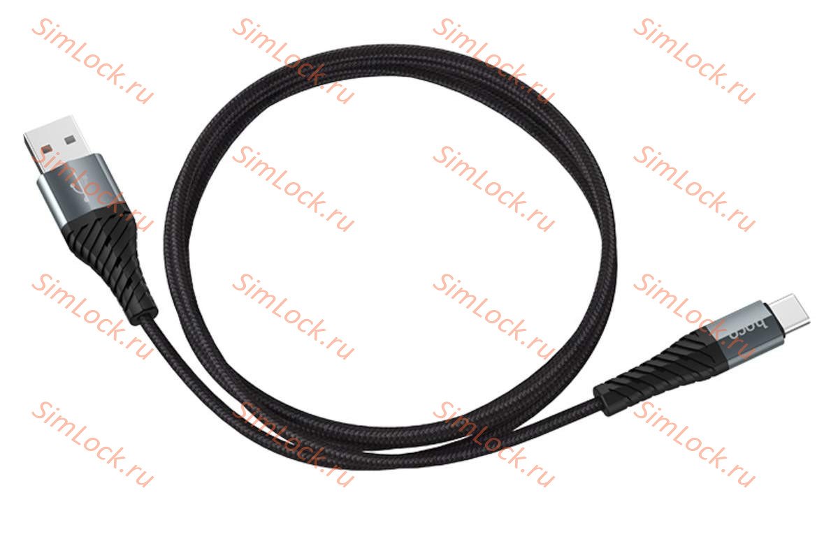 Кабель USB - Type-C HOCO X38, 100см, черный