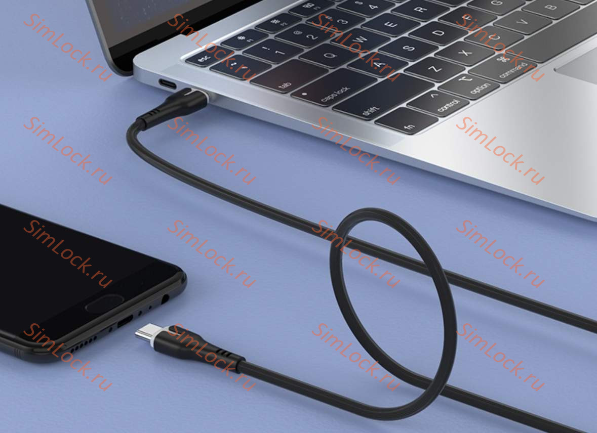 Кабель Type-C - Type-C HOCO X45, 3A, 60W, 100см, черный