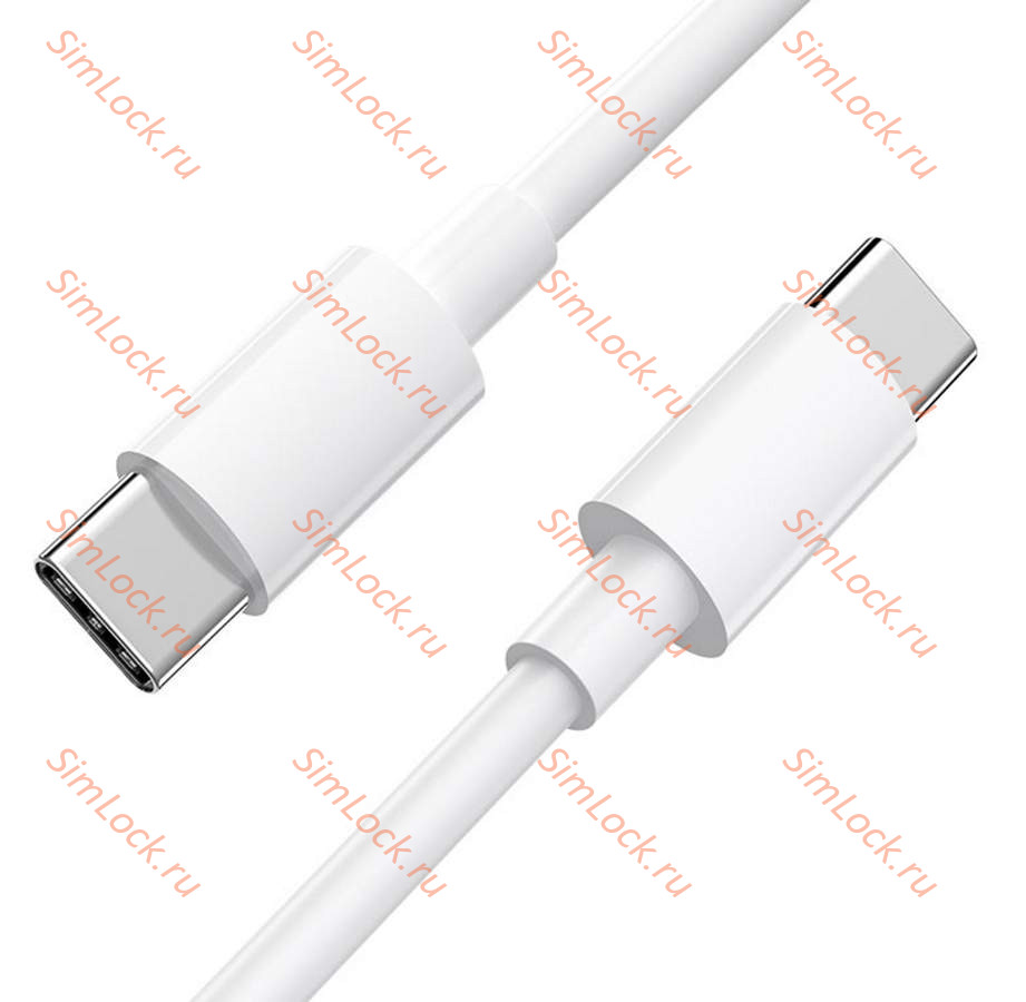 Кабель Type-C - Type-C HOCO X51, 5А, 100W, 100см, белый