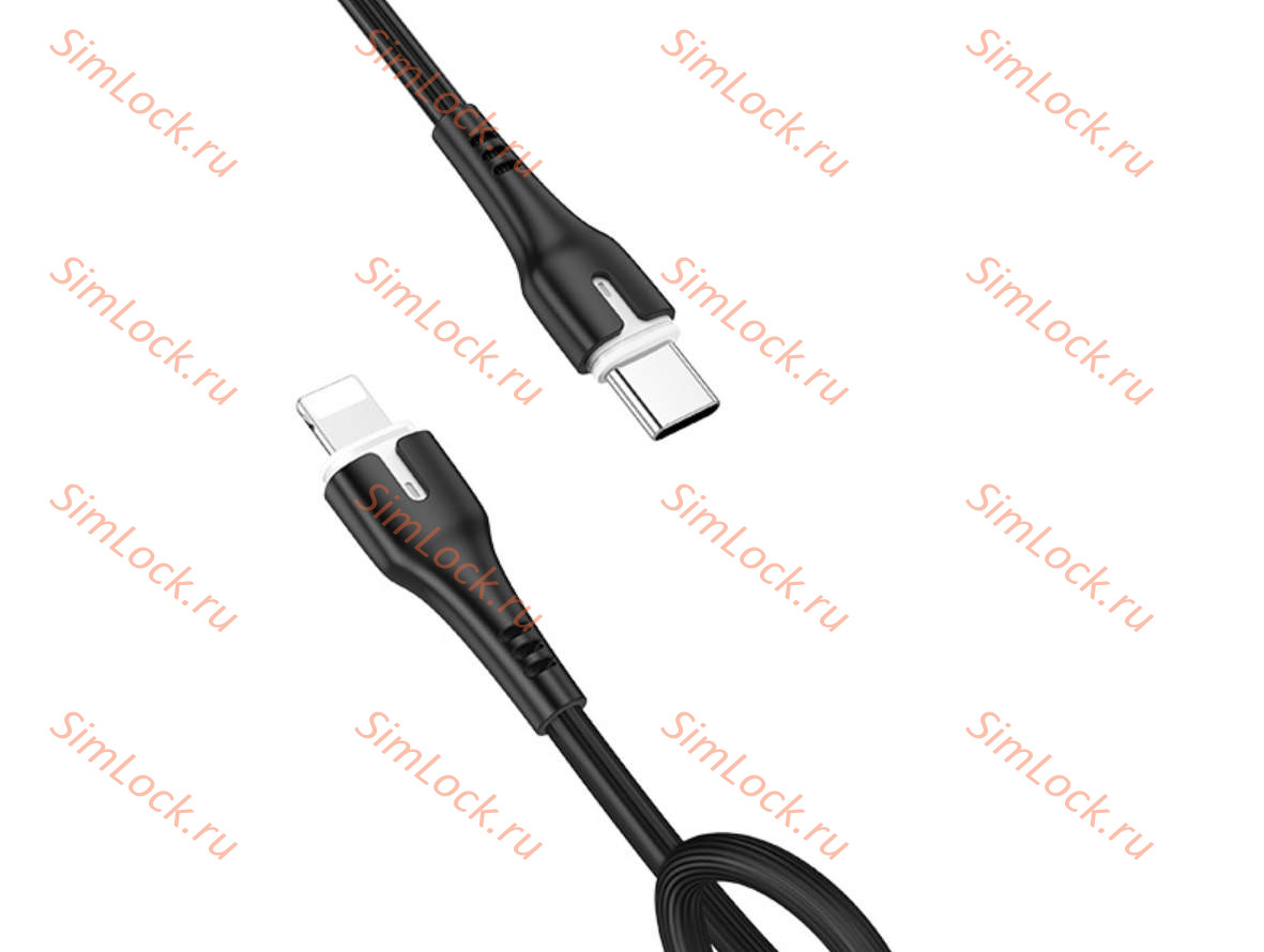 Кабель Type-C - Lightning HOCO X45 PD, 100см, черный